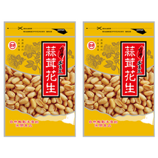 台灣土豆王 蒜茸花生, 蒜味濃郁, 超大顆, 130g, 2包