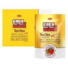 Hanmi 韓美藥品 TenTen TenTen綜合維他命口嚼錠, 1個, 40g, 草莓味