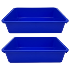 震嶸塑膠 600密林 置物籃, 藍色, 2個