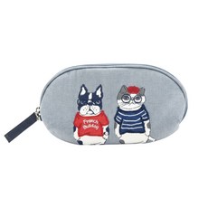 kUSUgURU JAPAN 日本眼鏡貓 ANIMAL MODE系列 眼鏡包/小物收納萬用包