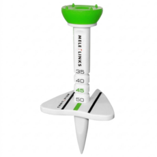 MELE LINKS 可調節多功能 高爾夫球Tee 球座球釘組 35~55mm, 綠色, 1個