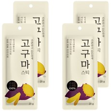 Jayeondaum 韓國產地瓜條隨手包, 20g, 4包