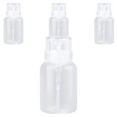 美甲器卸妝瓶 220ml, 4個, 透明