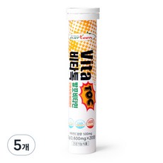 에버틴 비타톡 발포비타민 오렌지맛, 5개