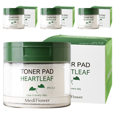 Mediflower Eoseongcho 化妝棉 60p, 60入, 4個