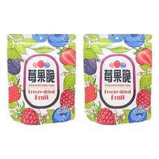 日日旺 莓果脆 藍莓、草莓粒、樹莓粒、桑葚 凍乾水果 當零食/伙伴 配燕麥/雪花酥, 2包, 42g