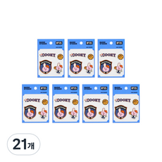 라인프렌즈 BT21 캐스팅 뱃지 스티커, 쿠키, 21개