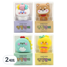 PINKFOOT 迷你朋友們公仔削鉛筆機4件組, 2套, 混色