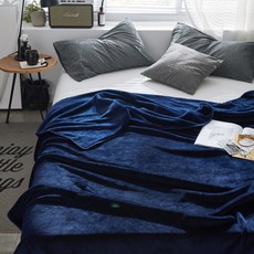 심플 단색 극세사 무릎 담요 이불