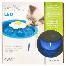 Catit 嘿卡堤 花舞噴泉飲水器 LED夜燈, 花瓣頂部, 1個
