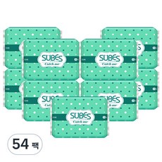 슈베스 캐치미 팬티라이너 일자형, 롱, 18개입, 54개