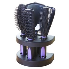 Shinshinsalrong All-in-one 頭髮造型髮梳組, 1個, 紫羅蘭色