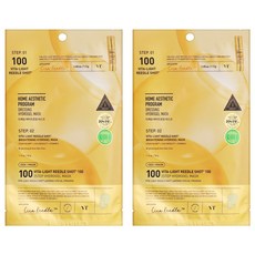 VT COSMETICS CICA 亮白微晶精華 2STEP水凝膠面膜, 2片, 1入