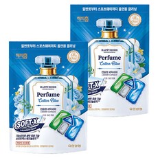 HAPPYHOME Power Capsule 全效合一洗衣膠囊 SoftX 棉花藍, 2個, 30入