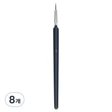 극세 브러시 붓 12, 00호, 8개