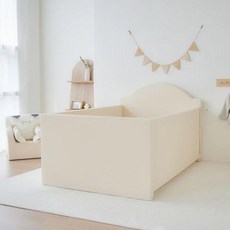 GGumbi 韓國圍欄式吸音無縫地墊 米白