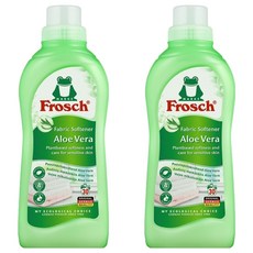 Frosch 德國小綠蛙 衣物柔軟精 蘆薈 正裝, 2個, 750ml