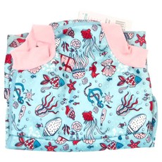 Splash About Happy Nappy Wetsuit 連身版游泳尿布褲 男女通用 L 水母寶藏, 游泳/玩水必備, 1件