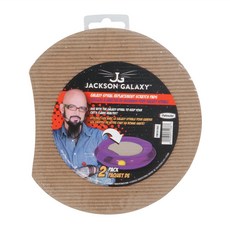 JACKSON GALAXY 管教惡貓傑克森 LED螺旋軌道專用瓦楞板, 紙板原色, 2個