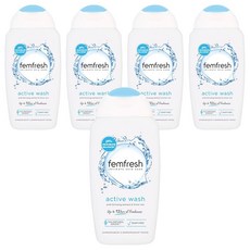 femfresh 芳芯 Active Wash女性私密清潔露, 250ml, 5入