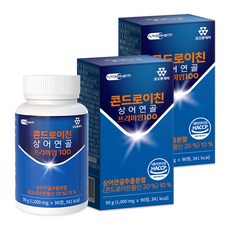 Kolon Pharm 軟骨素鯊魚軟骨優質 100, 90錠, 2個