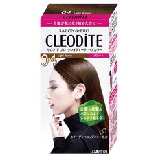 DARIYA 塔利雅 SALON de PRO 時尚染髮霜 第1劑 40g + 第2劑 40g, 04 亮澤棕, 1盒