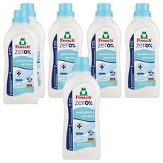 Frosch 德國小綠蛙 ZER0 纖維柔軟精 正裝, 6個, 750ml