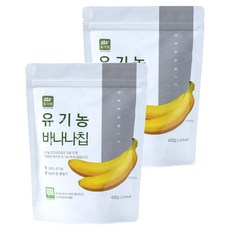 유가원 유기농 바나나칩, 400g, 2개