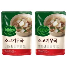 CJ bibigo 牛肉蘿蔔湯調理包, 2包, 500g