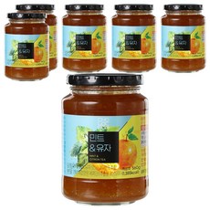 초록원 민트 유자차, 560g, 1개입, 6개