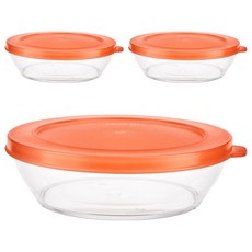 Tupperware 特百惠 水晶中型上菜碗, 410ml, 3個