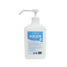 ANTI MASTER 防疫大師 75%淨菌酒精 壓頭組 乙醇 95%, 1L, 1組