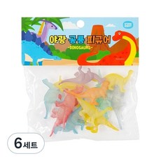 스튜디오8 야광 공룡 피규어 12종 세트, 6세트