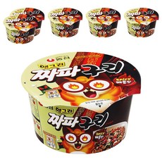 짜파구리 앵그리 큰사발 컵라면 108g, 6개