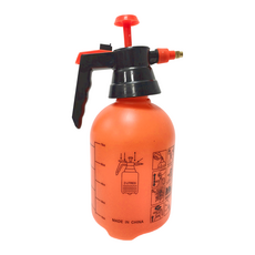 Funtaitai 手動氣壓式噴霧噴水澆花壺, PP+PE材質，商品重量450g, 橘色 + 黑色, 1個