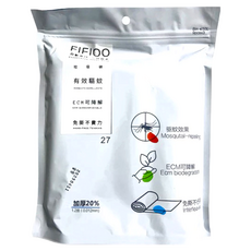 FIFIOO 可分解驅蚊免撕抽繩垃圾袋, 加厚20%, 適用垃圾桶50L以下, 50L, 3捲, 1組
