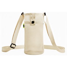 QiMart 多功能水壺手機可調節提袋 20 x 12cm, 米杏色, 1個