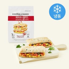 신세계푸드 베키아에누보 페퍼로니 치즈 치아바타 샌드위치 (냉동), 180g, 1개, 3개입