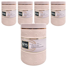 GuERBEIS 嬌貝詩髮膜 經典5號香型 深層滋養 柔順亮麗, 800g, 5罐