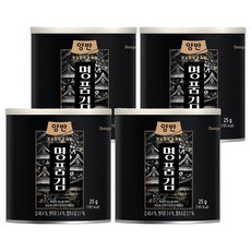 양반 명품김 캔 48p, 25g, 4개