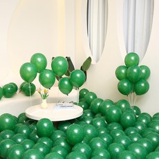 P&B UNITY 標準圓形氣球 25cm 100入, 23深綠色, 1個