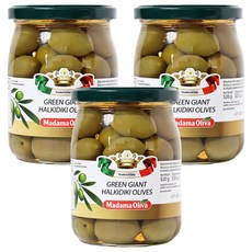 MADAMA OLIVA 綠巨人哈爾基迪基橄欖, 520g, 3個