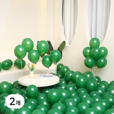 P&B UNITY 標準圓形氣球 25cm 100入, 23深綠色, 2個