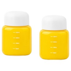 리비뉴 밀폐 내열유리 눈금병, 2개, 300ml