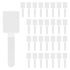 DOSell 整潔理線 3M 背膠式魔鬼氈束線帶, 白色, 60個