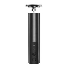 ANTIAN 二合一 無線電動去死皮金屬磨腳器 經典黑, 1個, 1個裝, 230g