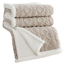 半島良品 韓系精緻包邊塔芙絨 羊羔絨毯被, 米卡其