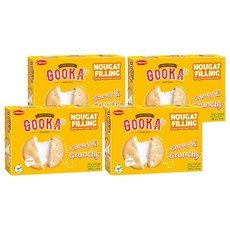 Bibica 牛軋糖夾心餅乾, 4盒, 400g