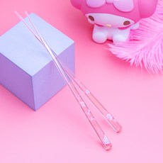 스케이터 산리오 클리어젓가락 21cm, 마이멜로디, 단품, 1개