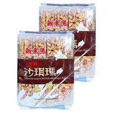 新東陽 黑糖沙琪瑪 12個 香酥鬆軟 口感Q軟不黏牙 濃郁古早味, 360g, 2袋